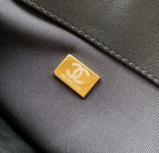 CCラージ33バッグ（ブラックカーフスキン、ゴールド金具）