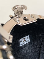 イブニングバッグ 9金 シルバー ルテニウム メタル クリスタル付き