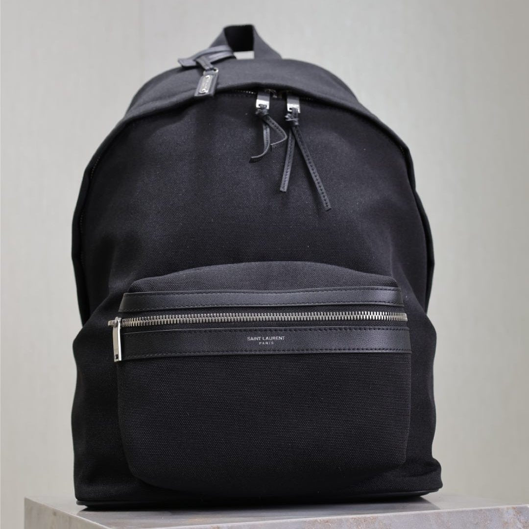 CITY BACKPACK 35 IN BLACK CANVAS