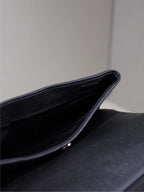 WEST HOLLYWOOD BAG 28 IN BLACK CALFSKIN BLACK HARDWARE