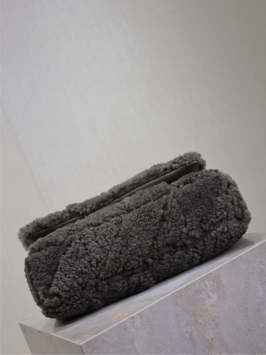 ジェイミーバッグ 25 ダークグレー ラムウール