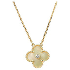 [⭐JeweliWhal]CLOVER 15MM DIAMOND GOLD MOTHER OF PEARL NECKLACE
