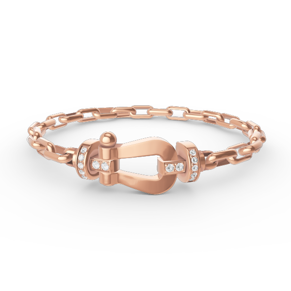 [⭐JeweliWhal]FORCE LARGE HORSESHOE CLASP  METAL BRACELET