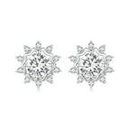 Dazzling Ideal Cut Lab Created Diamond Earrings