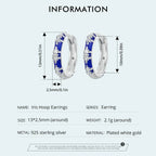 ホワイトゴールドメッキ 無限ラブフープイヤリング 軟骨イヤリング 軽量