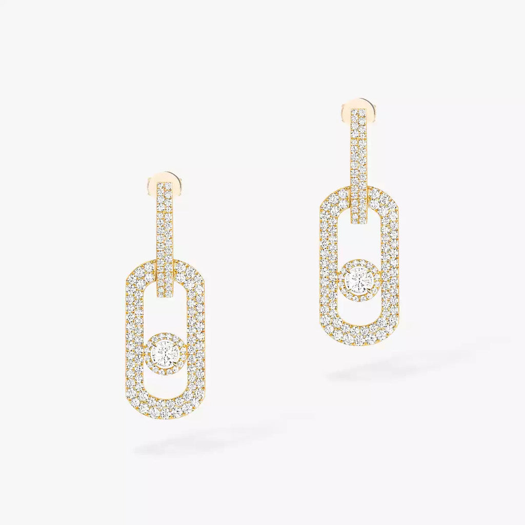 [⭐JeweliWhal]So Move XL Pave_-Set Diamond Pendant Earrings