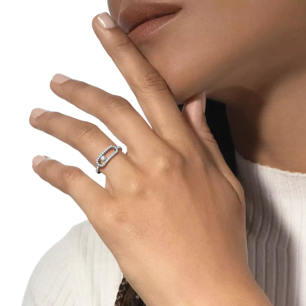 [⭐JeweliWhal]Move Uno Diamond Ring in Gold