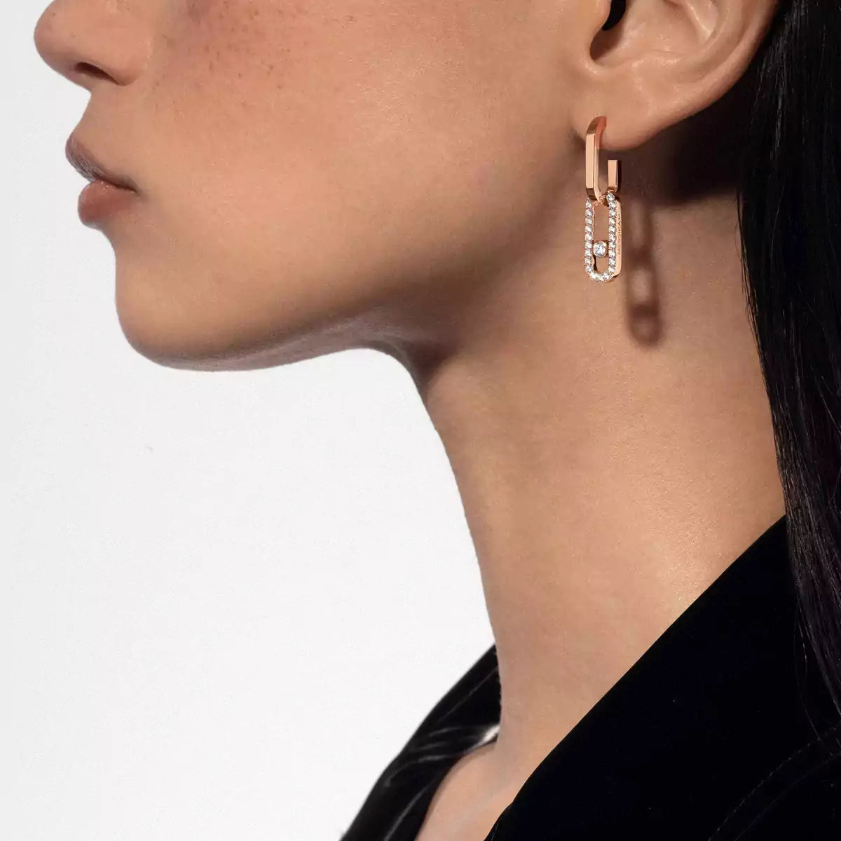 [⭐JeweliWhal]Move Link Diamond Earrings