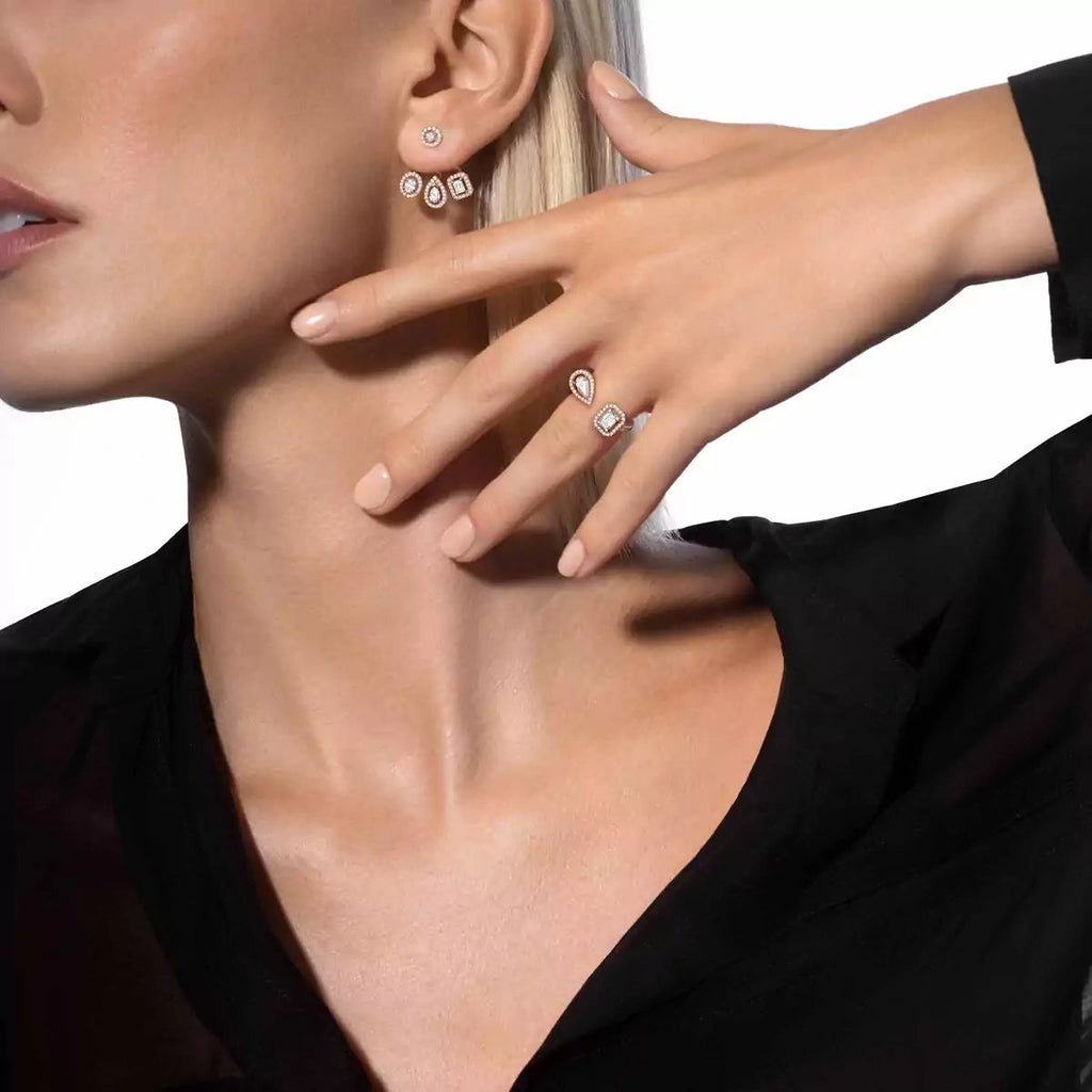 [⭐JeweliWhal] My Twin Trio  Diamond Earrings