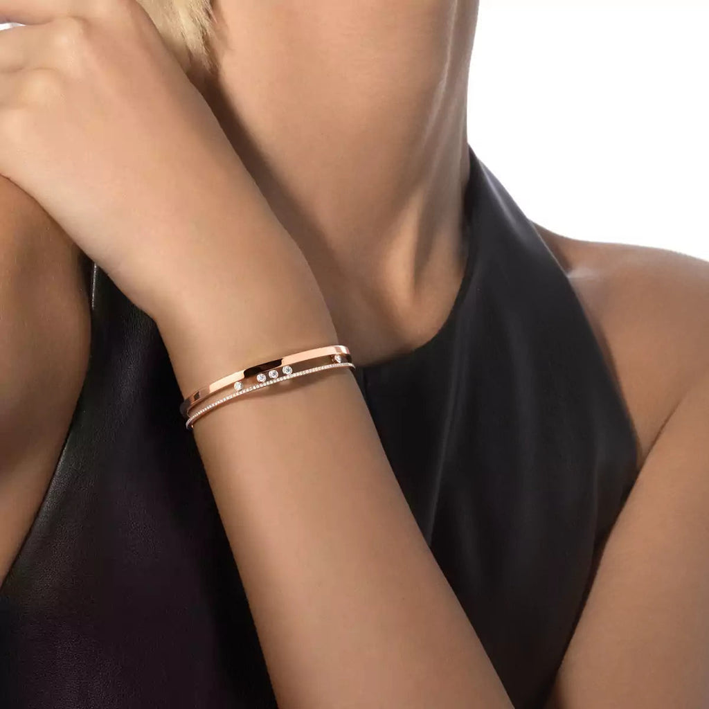 [⭐JeweliWhal]Move Romane Diamond Bangle Bracelet