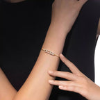 [⭐JeweliWhal]Move Pavé Diamond Bangle Bracelet M