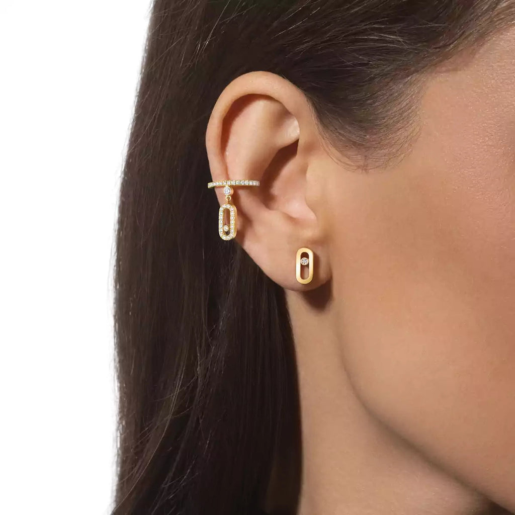 [⭐JeweliWhal]Move Uno Diamond Stud Earrings