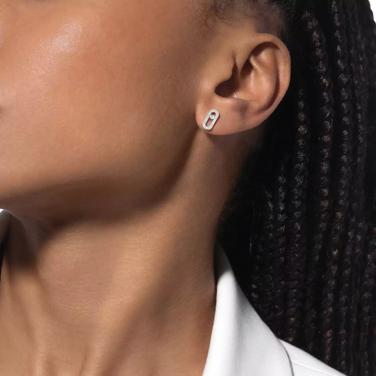 [⭐JeweliWhal]Move Uno Diamond Earrings