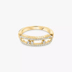 [⭐JeweliWhal] Baby Move Gold Diamond Pave_ Ring