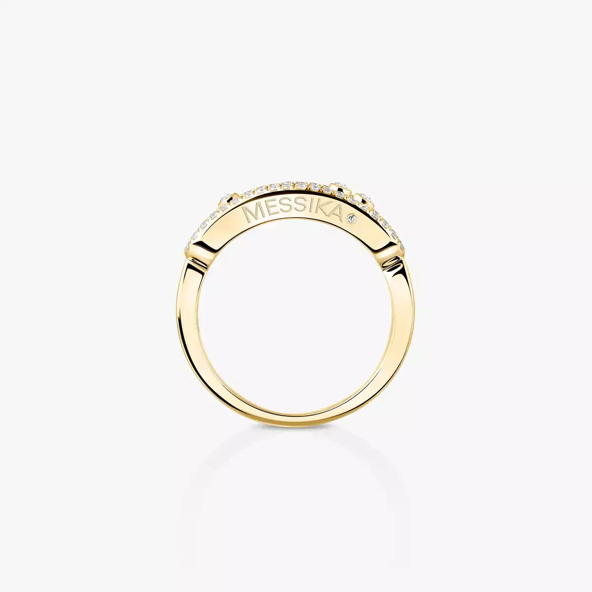 [⭐JeweliWhal] Baby Move Gold Diamond Pave_ Ring