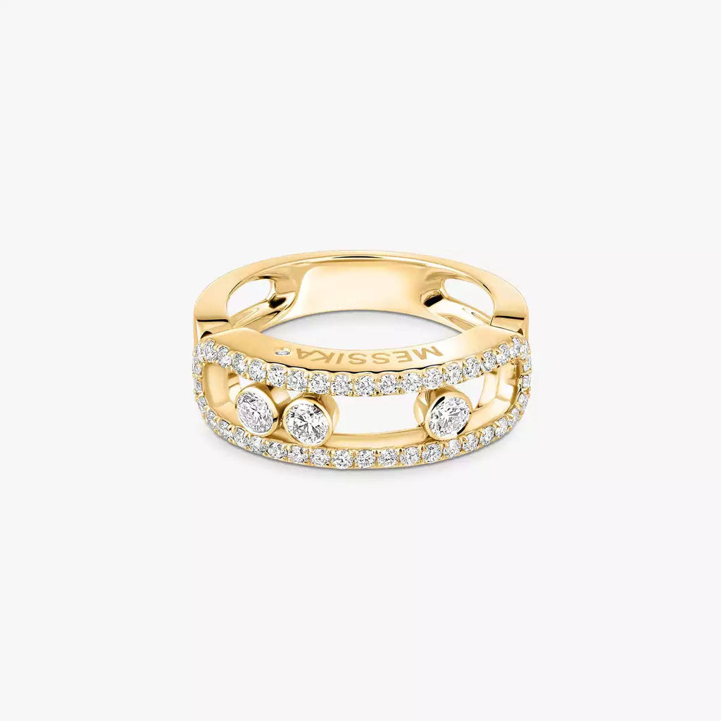 [⭐JeweliWhal] Move Gold Diamond Pave_ Ring