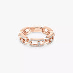 [⭐JeweliWhal]Move Link Pave_-Set Diamond Ring in Gold