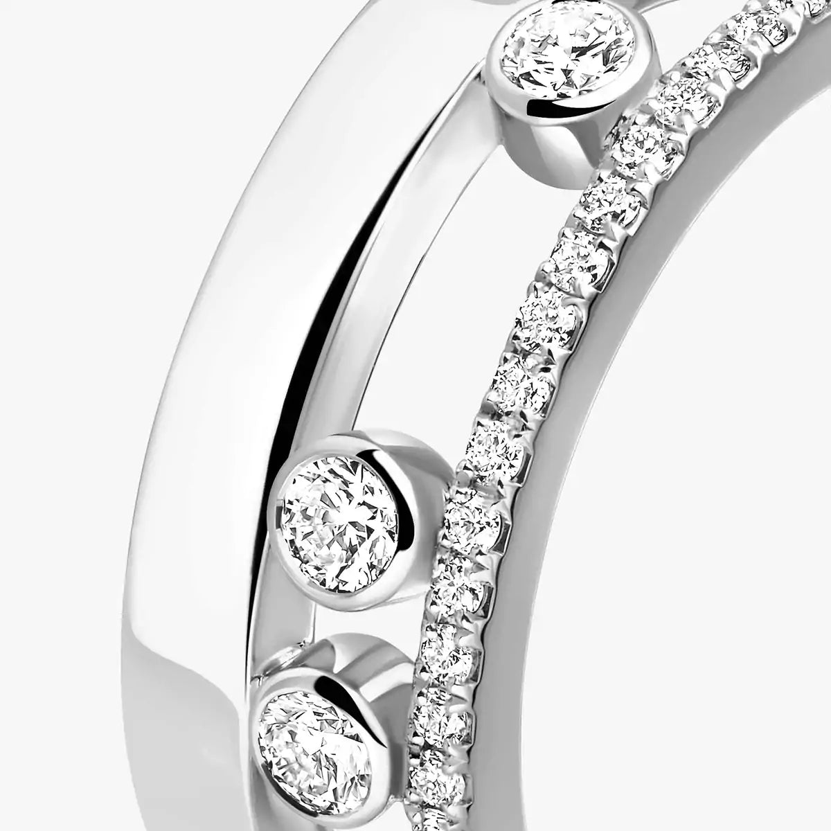 [⭐JeweliWhal]Move Romane Diamond Ring
