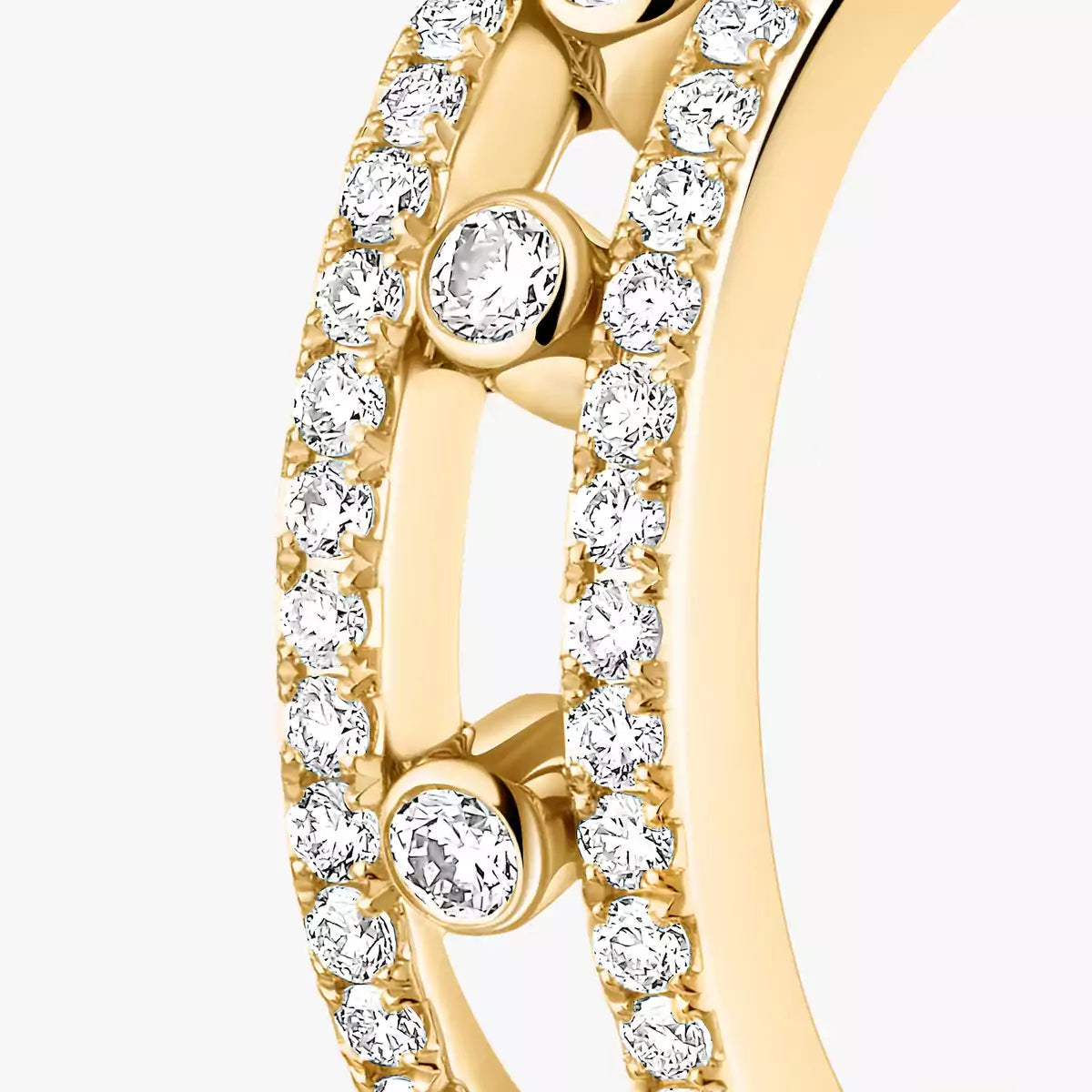 [⭐JeweliWhal]Diamond Pave_ Hoop Earrings Move