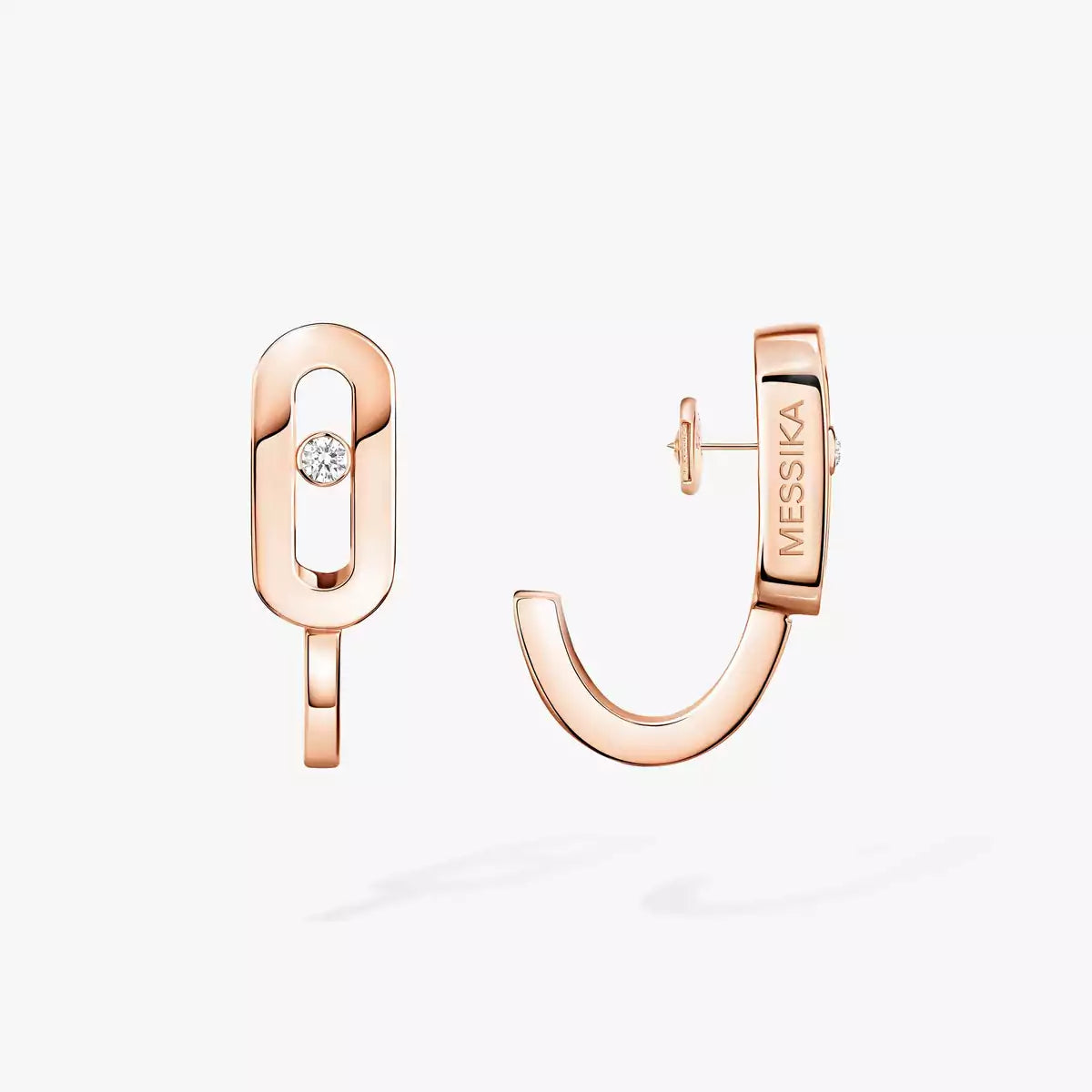 [⭐JeweliWhal]Diamond Mini Hoop Earrings Move Classique