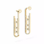 [⭐JeweliWhal]Diamond Pendant Earrings Move 10Th