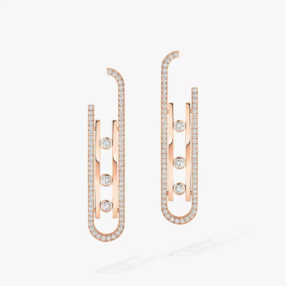 [⭐JeweliWhal]Diamond Pendant Earrings Move 10Th