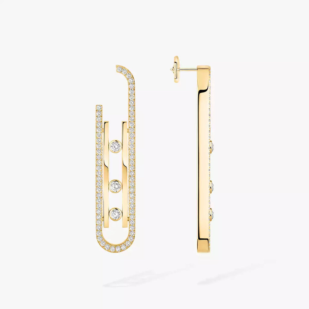 [⭐JeweliWhal]Diamond Pendant Earrings Move 10Th