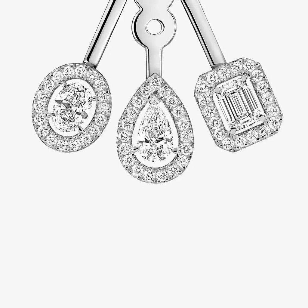 [⭐JeweliWhal] My Twin Trio  Diamond Earrings