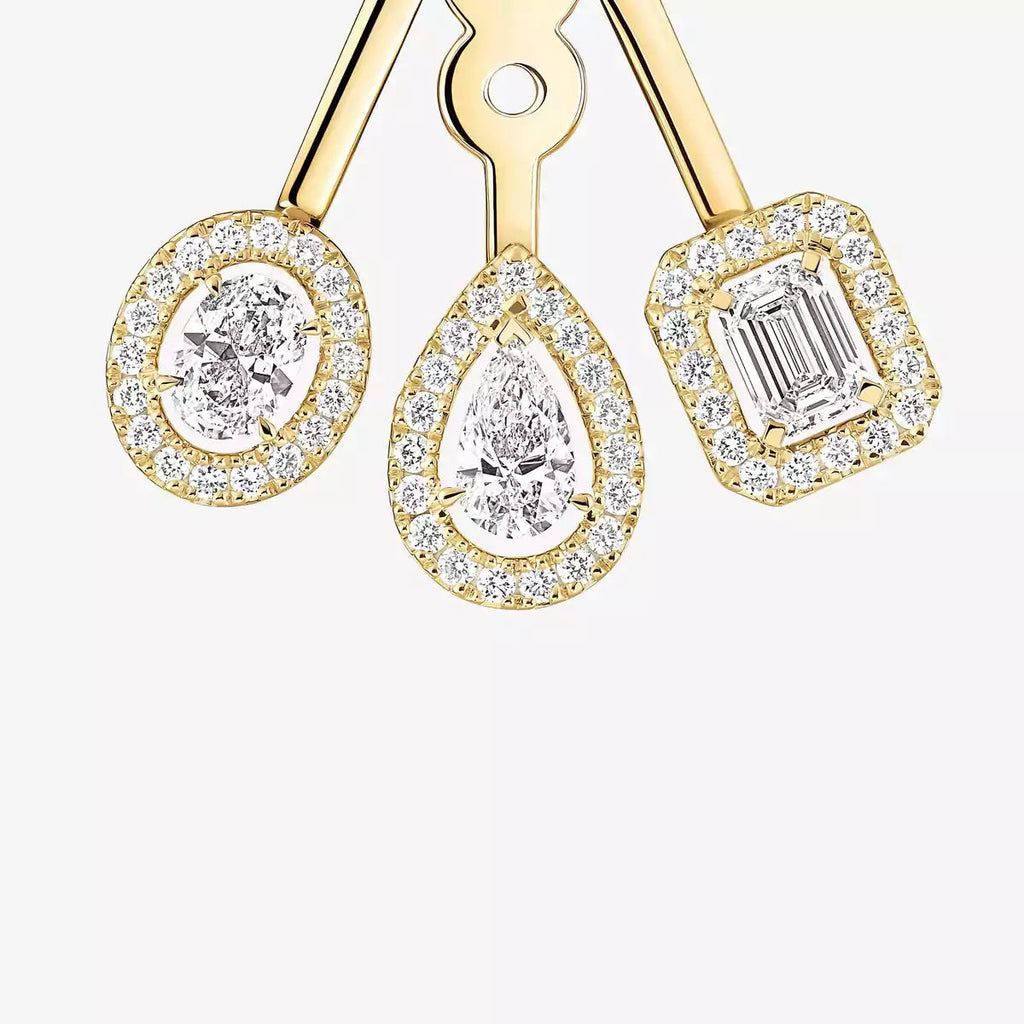 [⭐JeweliWhal] My Twin Trio  Diamond Earrings