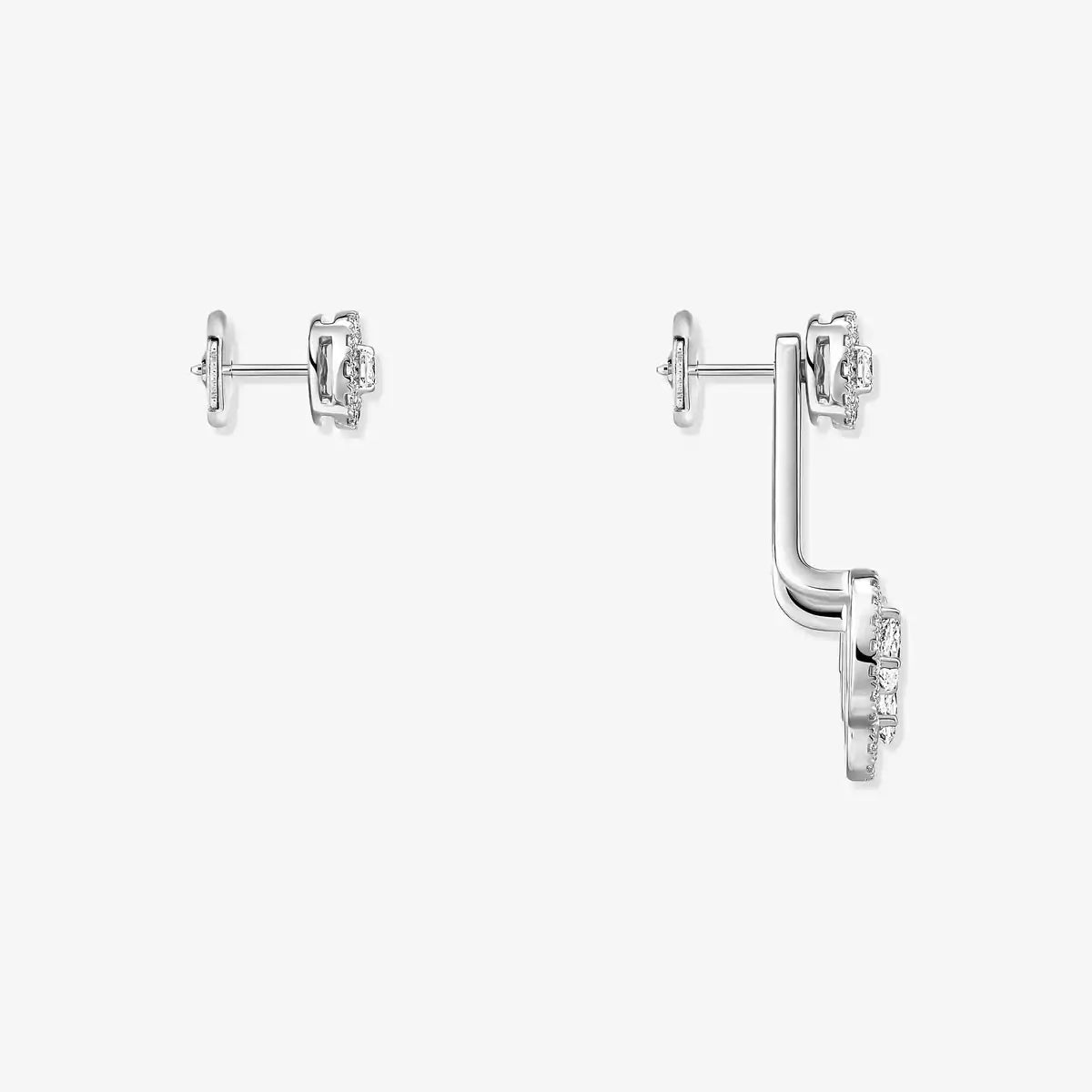 [⭐JeweliWhal] My Twin Trio  Diamond Earrings