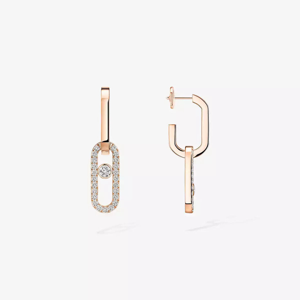 [⭐JeweliWhal]Move Link Diamond Earrings