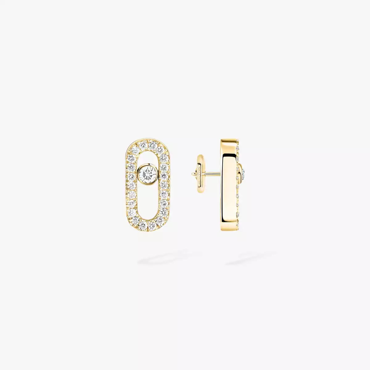 [⭐JeweliWhal]Move Uno Diamond Earrings