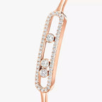 [⭐JeweliWhal]Move Pavé Diamond Bangle Bracelet M