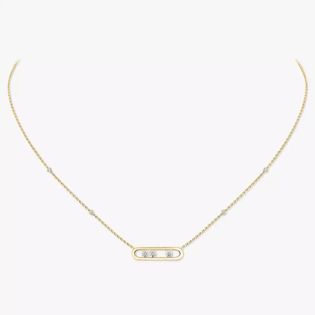 [⭐JeweliWhal] Baby Move Gold Diamond Necklace