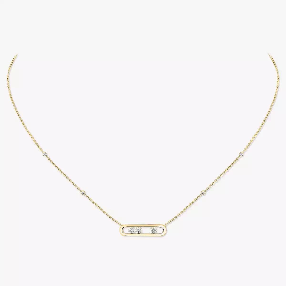 [⭐JeweliWhal] Baby Move Gold Diamond Necklace