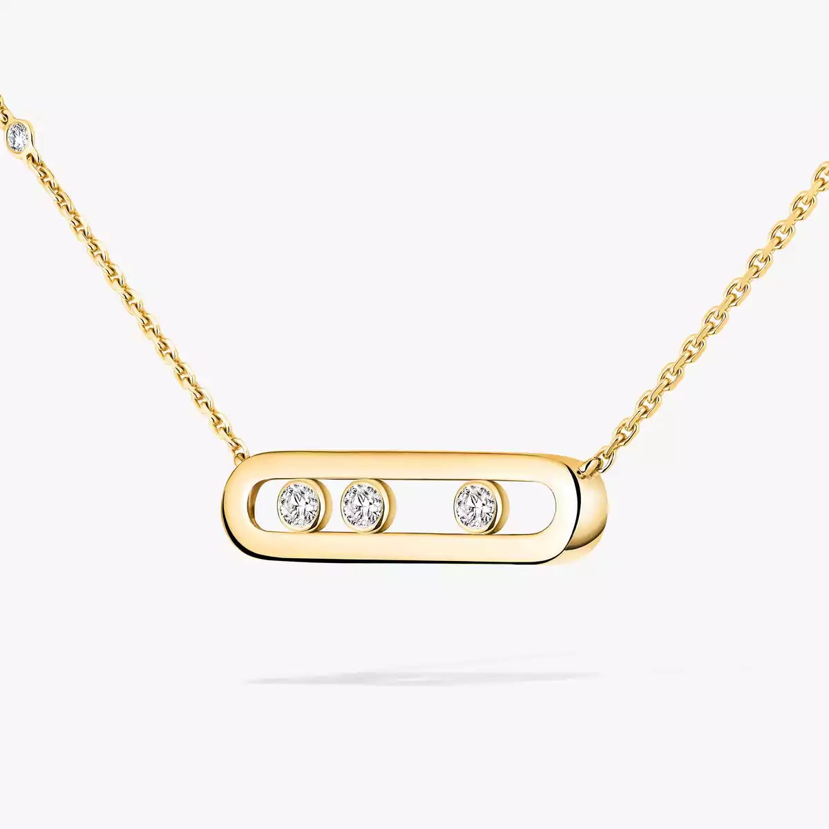 [⭐JeweliWhal] Baby Move Gold Diamond Necklace