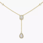 [⭐JeweliWhal]Gold Diamond Tie Necklace