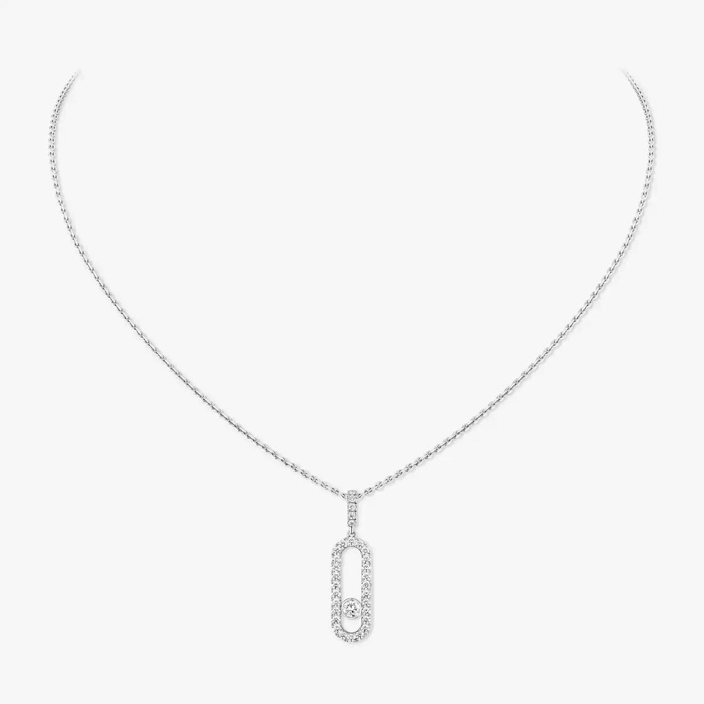 [⭐JeweliWhal]Move Uno Diamond Necklace in Rose Gold