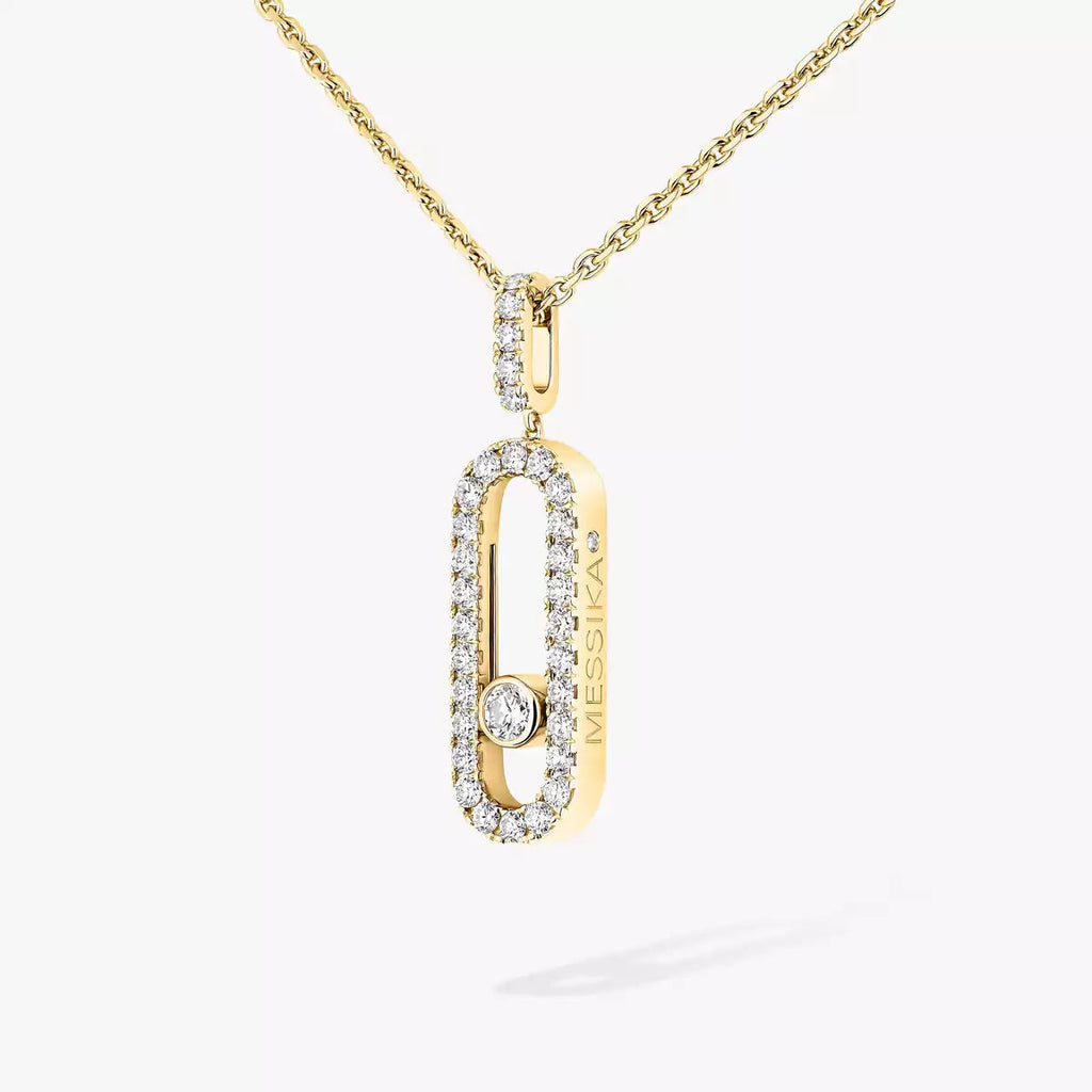 [⭐JeweliWhal]Move Uno Diamond Necklace in Rose Gold