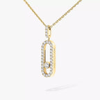[⭐JeweliWhal]Move Uno Diamond Necklace in Rose Gold