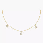 [⭐JeweliWhal]My Twin Diamond Necklace in Silver