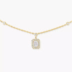 [⭐JeweliWhal]My Twin Diamond Necklace in Silver