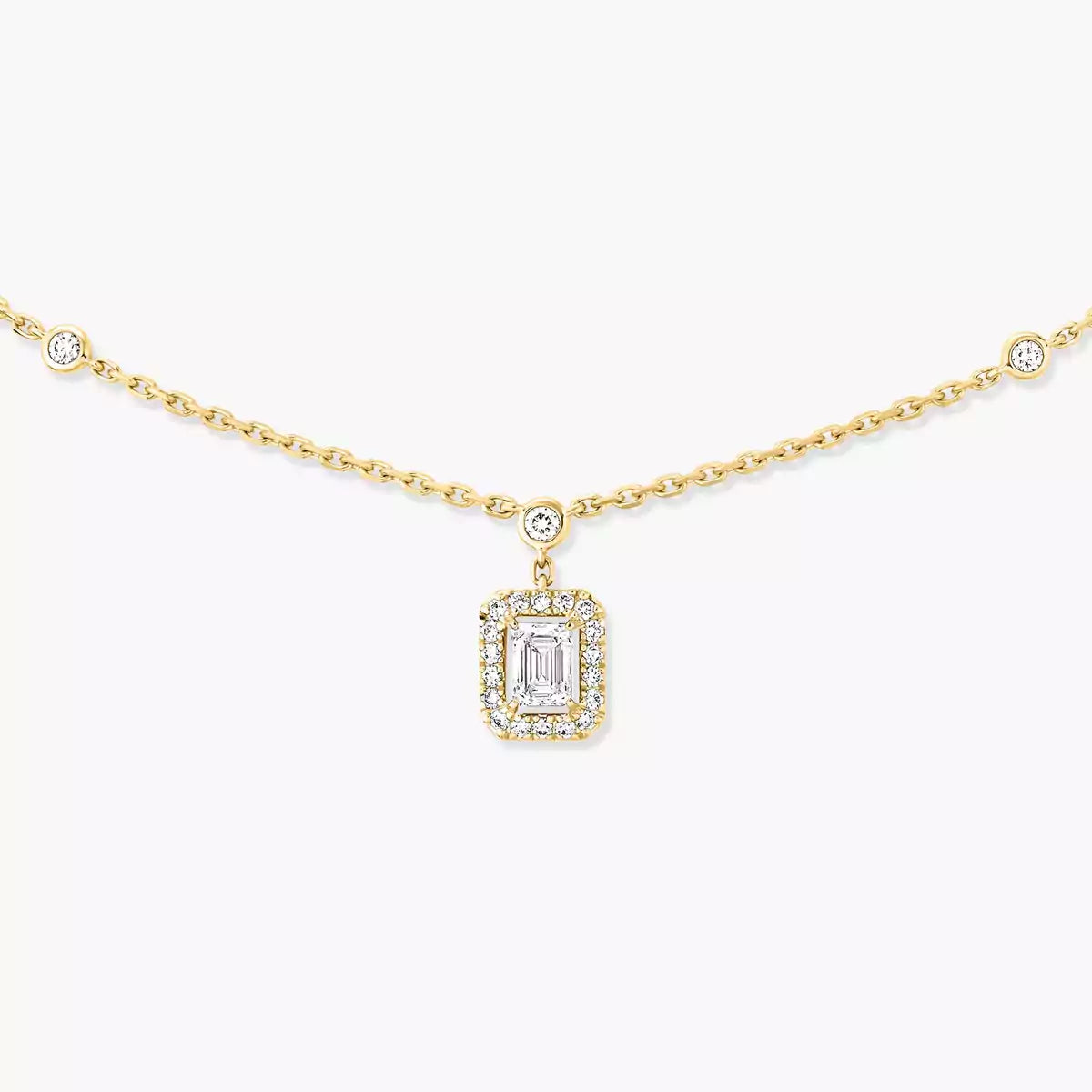 [⭐JeweliWhal]My Twin Diamond Necklace in Silver