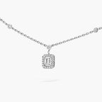 [⭐JeweliWhal]My Twin Diamond Necklace in Silver