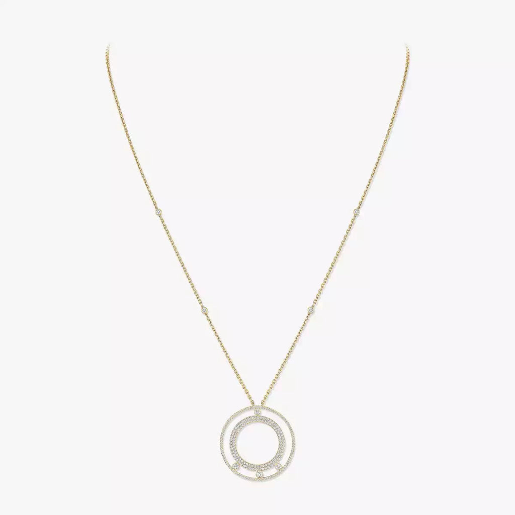 [⭐JeweliWhal]Move Romane Long Pave_-Set Diamond Necklace