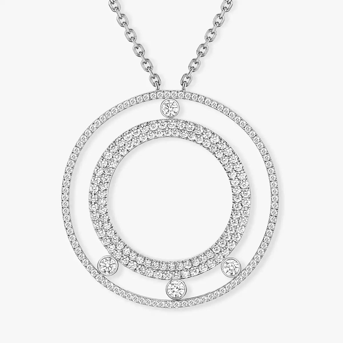 [⭐JeweliWhal]Move Romane Long Pave_-Set Diamond Necklace