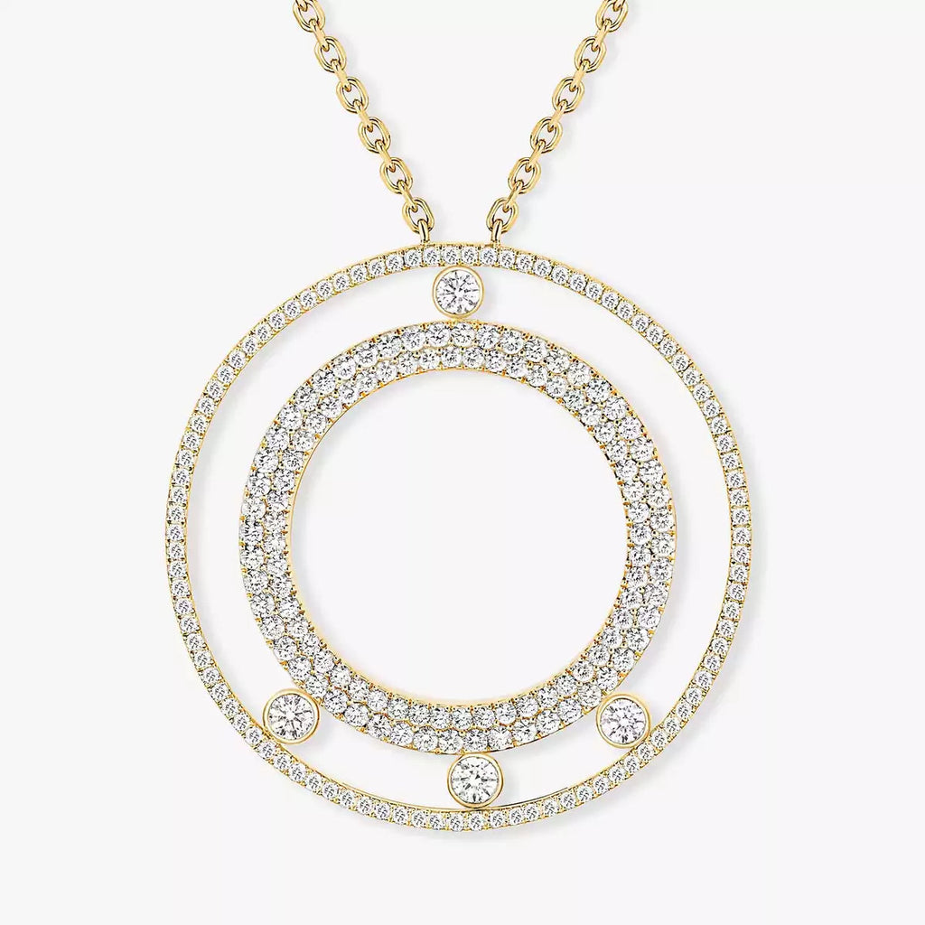 [⭐JeweliWhal]Move Romane Long Pave_-Set Diamond Necklace