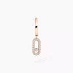 [⭐JeweliWhal]Move Uno Single Diamond Hoop Earring