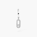 [⭐JeweliWhal]Move Uno Single Diamond Hoop Earring