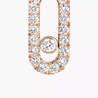 [⭐JeweliWhal]Move Uno Single Diamond Hoop Earring